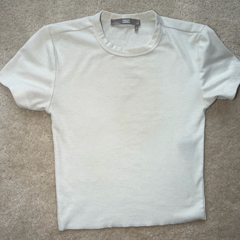 Kith Woman's White Short Sleeve Tee